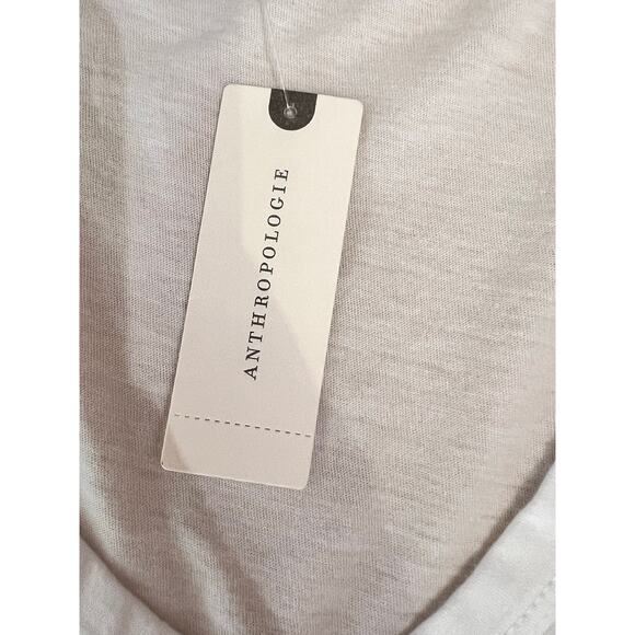 Anthropologie T.La Alissa White Scoop Neck Sleeveless Layering Tank Top XL NWT - Picture 5 of 9